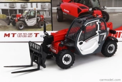 Universal hobbies Manitou Mt625t Comfort Telescopic Tractor - Elevatore 1:32 Červená Stříbrná