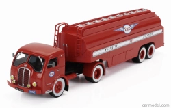 Edicola Somua Jl17 Truck Tanker Truck Esso Produits Aviation 1955 - Bez karty Box 1:43 Red
