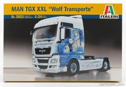 Italeri MAN Tgx 18.480 Xxl Wolf Transporte Tractor Truck 2-assi 2012 1:24 /