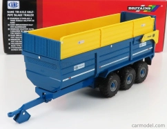 Britains Kane Trailer Carrello Cassone Ribaltabile 3-assi 1:32 Modrá Žlutá