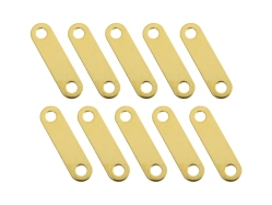 Pozlátené konektory batérie 18,5 mm (10)