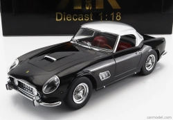 Ferrari 250gt California Spider v mierke kk s pevnou strechou 1960 1:18 čierna