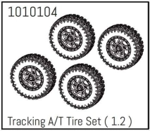 HBP240237 - (1010104) 1.2" Tracking A/T Wheel Set - PRO Crawler 1:18 (4)