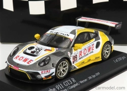 Minichamps Porsche 911 991-2 Team Rowe Racing N 99 7th 24h Spa 2019 D.olsen - M.campbell - D.werner 1:43 Sivá Biela Žltá