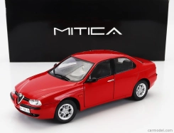 Mitica-diecast Alfa romeo 156 2.5 V6 24v 1997 – Black Interior 1:18 Rosso Alfa Red