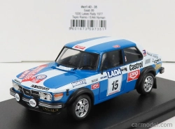 Trofeu Saab 99 Team Konela Racing N 15 Rally 1000 Lakes 1977 T.rainio - E.nyman 1:43 Modrá Biela