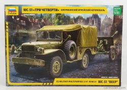 Zvezda Dodge Wc-51 Beep Military 1945 1:35 /