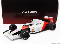 Autoart Mclaren F1  Mp4/6 Honda  N 2 Japan Gp 1991 Gerard Berger 1:18 Bílá Červená