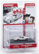 Kyosho Lotus Europa Special 1975 - The Circuit Wolf - (hero) Yuya Fubuki - By Satoshi Ikezawa - Manga Movie 1:64 Bílá Červená
