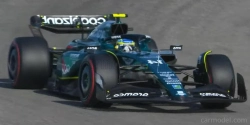 Spark-model Aston martin F1  Amr23 Team Aramco Cognizant N 14 2nd Canada Gp 2023 Fernando Alonso 1:18 Zelená