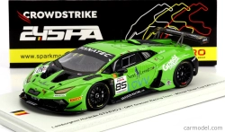 Spark-model Lamborghini Huracan Gt3 Evo 2 Team Grt Grasser N 85 Winner Silver Cup 24h Spa 2023 C.schmid - B.hites - G.van Berlo 1:43 Green Black