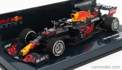 Minichamps Red bull F1 Rb16b Honda Ra620h Team Aston Martin N 33 Winner French GP 2021 Max Verstappen 1:43 Matná modrá žltá červená