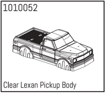 HBP240044 - (1010052) Clear Lexan Pickup Body