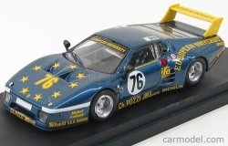 Najlepší model Ferrari 512bb Lm Team Charles Pozzi Jms Racing N 76 24h Le Mans 1980 P.dieudonne - J.xhenceval - H.regout 1:43 Blue Met Yellow