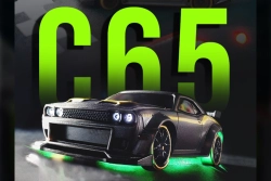 RC auto 1/76 C65 DRIFT RTR (sivé)