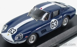 Najlepší model Ferrari 275 Gtb/4 Coupe N 63 Spa 1967 Vestey - Gaspar 1:43 Blue White