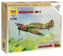 Zvezda Snap Kit - Hawker Hurricane Mk-1 (1:144)