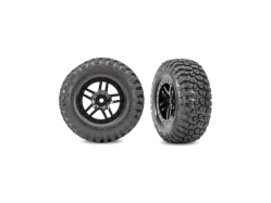 Traxxas kolo 2.2/3.0", disk SCT Split-Spoke černý, pneu BFGoodrich Mud-Terrain T/A KM2 (2) (4WD p/z, 2WD z)