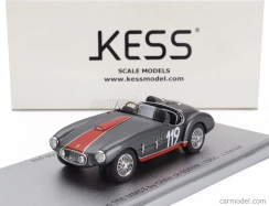 Kess-model Ferrari 166 Mm53 Spider Barquette Ch.0300m Vignale by Oblin N 119 Winner Coppa Sar 1955 1:43 Sivá červená