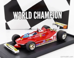 Brumm Ferrari F1  312t4 N 11 World Champion Winner Monza Italy Gp 1979 Jody Scheckter 1:43 Red