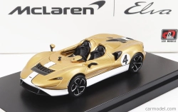Lcd-model Mclaren Elva 2020 1:64 Šampaňské Bílé