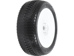 Kolesá Pro-Line 3,3", pneumatiky Hole Shot 2.0 S3 Buggy, disk H17 biely (2)