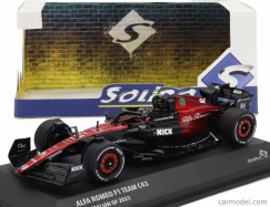 Solido Alfa romeo F1  C43 Team Stake N 24 Australian Gp 2023 Guanyu Zhou 1:43 Černá Červená