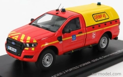 Alarme Ford usa Ranger Pick-up Uzavretý Sdis 45 Sapeurs Pompiers 2017 1:43 ČERVENÁ ŽLTÁ BIELA