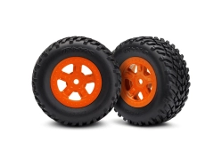 Traxxas kolo 1.8/1.4", disk SCT oražový, pneu SCT (2)