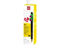 LEGO Gelové pero černé - Botanicals růžová květina