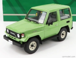 Kultové modely Toyota Land Cruiser Bj70 1984 1:18 Zelená