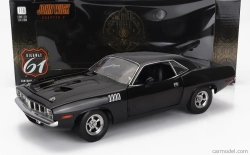 Highway61 Plymouth Cuda Coupe 1971 - John Wick Chapter 4 Movie 2023 1:18 Black