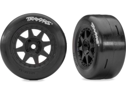 Traxxas kolo, disk 8-spoke, pneu slick (přední) (2)