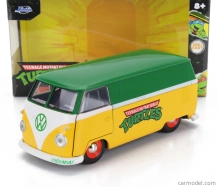 Jada Volkswagen T1 Van 1962 - Ninja Turtles - Tartarughe Ninja 1:32 Černá Zelená