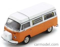 Schuco Volkswagen T2b Camper Van 1962 1:43 Oranžová Bílá