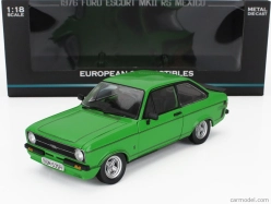 Sun-star Ford england Escort Mkii Rs Mexico Rhd 1976 1:18 Zelená