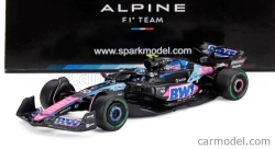 Spark-model Alpine F1  A524 Team Bwt Alpine N 10 3rd Brazilian Gp 2024 Pierre Gasly 1:64 Černá Modrá Růžová