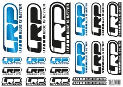 LRP LOGO nálepky, arch A4 3