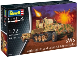 Revell sWS mit Flak-Aufbau als Sfl. mit 3,7cm Flak 43 (1:72)