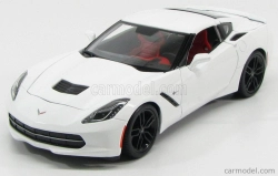 Maisto Chevrolet Corvette Z51 Coupe Stingray 2014 1:18 Bílá