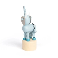 Bigjigs Toys Drevené stláčacie zvieratká Safari Slon