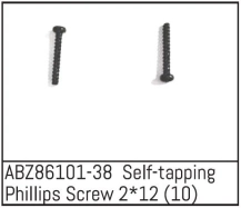 ABZ86101-38 - Self-tapping Phillips Screw 2*12 - Mini AMT (10)