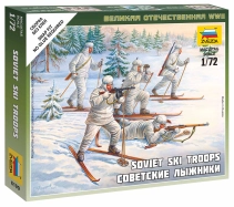 Zvezda figurky Soviet Skiers (1:72)