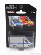 Majorette Mercedes benz Sprinter Van Polizei 2018 1:64 Stříbrná Modrá