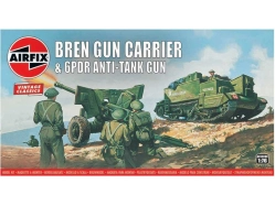 Airfix Bren a 6-librové protitankové delo (1:76) (Vintage)