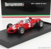 Brumm Ferrari F1  156 N 2 Italy Gp Phil Hill 1961 World Champion - With Driver Figure 1:43 Red