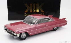 Cadillac Series 62 Coupe Deville 1961 v mierke 1:18 Ružová
