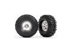 Traxxas kolo 1.0", disk chromovaný, pneu Mickey Thompson Baja Pro Xs (2)