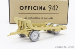 Officina-942 Trailer Rimorchio Viberti Trasporto Carro M13/m14 1942 1:76 Vojenský Písek