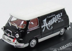 Edicola Fiat 600 Furgone Van 1958 - Liquirizia Amarelli 1:43 čierna biela
